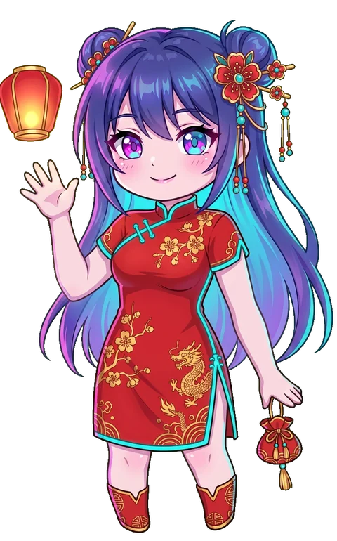 小兰的春节 · 旗袍服装